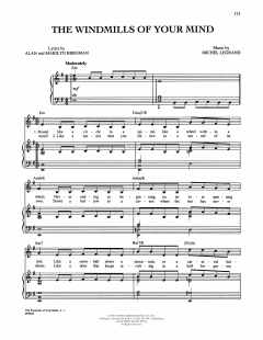 The Windmills Of Your Mind von Alan Bergman (Download) 