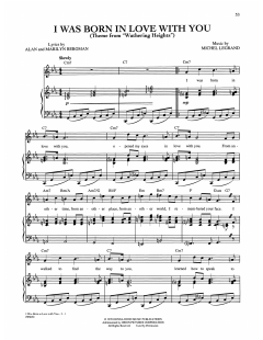 I Was Born In Love With You von Alan Bergman (Download) 