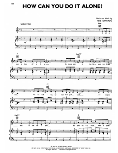 How Can You Do It Alone von The Who (Download) 