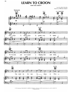 Learn To Croon von Jack Yellen (Download) 