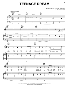 teenage dream von Olivia Rodrigo (Download) 