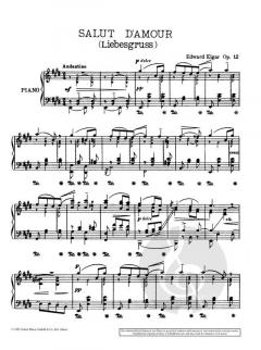 Salut d'amour E-Dur op. 12 von Edward Elgar 