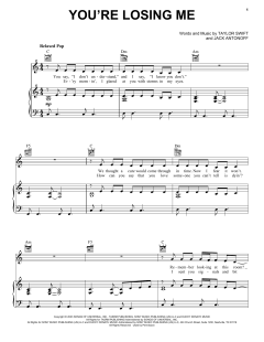 You're Losing Me von Taylor Swift (Download) 