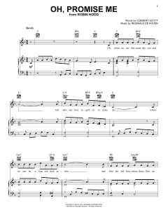 Oh, Promise Me von Clement Scott (Download) 