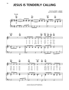 Jesus Is Tenderly Calling von George C. Stebbins (Download) 