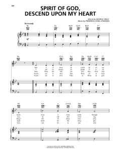 Spirit Of God, Descend Upon My Heart von George Croly (Download) 