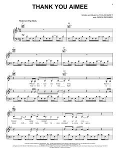 thanK you aIMee von Taylor Swift (Download) 
