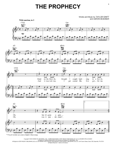 The Prophecy von Taylor Swift (Download) 