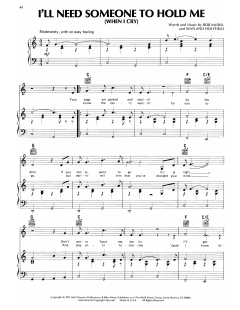 I'll Need Someone To Hold Me (When I Cry) von Don Williams (Download) 