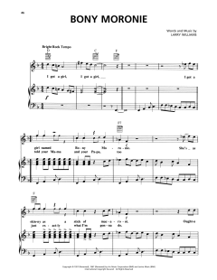 Bony Moronie von Larry Williams (Download) 