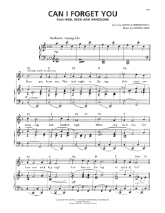 Can I Forget You von Jerome Kern (Download) 