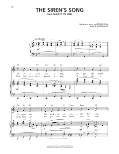 The Siren's Song von Jerome Kern (Download) 