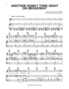 Another Honky-Tonk Night On Broadway von Steve Dorff (Download) 
