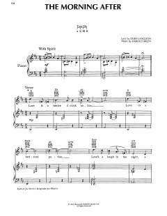 The Morning After von Harold Arlen (Download) 