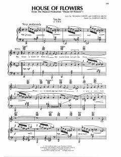 House Of Flowers von Harold Arlen (Download) 