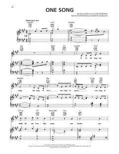 One Song von Marvin Hamlisch (Download) 