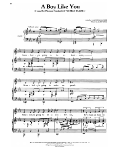 A Boy Like You von Kurt Weill (Download) 