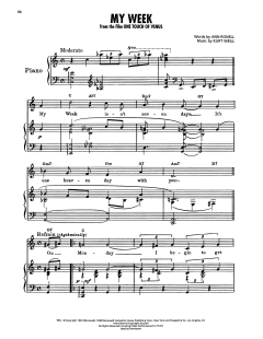 My Week von Kurt Weill (Download) 