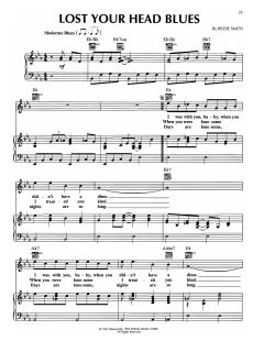 Lost Your Head Blues von Bessie Smith (Download) 