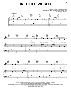 In Other Words von Ed Sheeran (Download) 