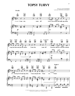 Topsy Turvy von Alan Menken (Download) 
