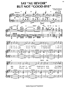 Say "Au Revoir," But Not "Good-Bye" (Download) 