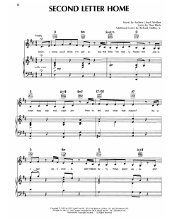 Second Letter Home von Don Black (Download) 