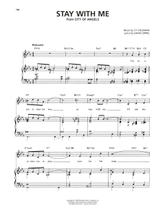 Stay With Me von Cy Coleman (Download) 