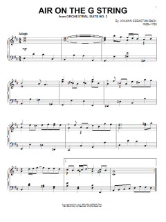 Air On The G String von Johann Sebastian Bach (Download) 