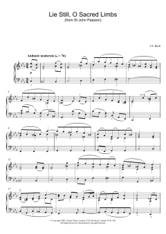 Lie Still, O Sacred Limbs (Download) 
