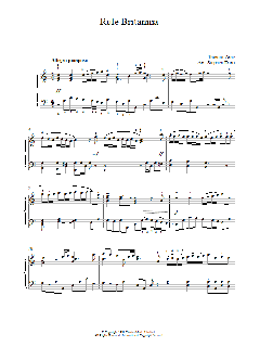 Rule Britannia von Thomas Arne (Download) 