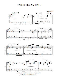 Prelude No.9 in E Minor von Gabriel Fauré (Download) 