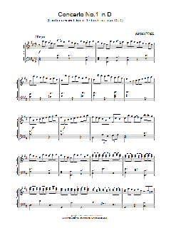Concerto No.1 (3rd Movement: Allegro) from 'L'Estro Armonico' Op.3 von Antonio Vivaldi (Download) 