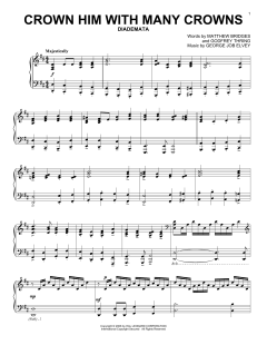 Crown Him With Many Crowns von Matthew Bridges (Download) 