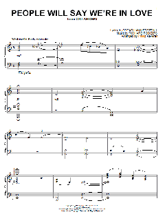 People Will Say We're In Love von Rodgers & Hammerstein (Download) 