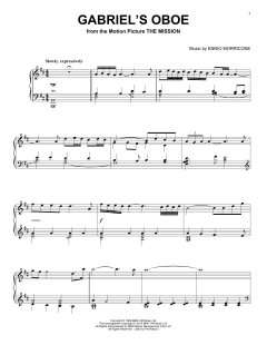 Gabriel's Oboe von Ennio Morricone (Download) 
