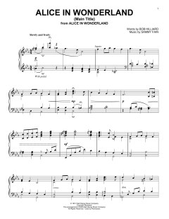 Alice In Wonderland von Bill Evans (Download) 
