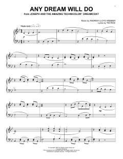 Any Dream Will Do von Andrew Lloyd Webber (Download) 