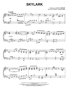 Skylark von Johnny Mercer (Download) 