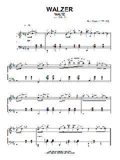 Waltz Op. 18, No. 6 von Franz Schubert (Download) 