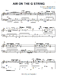 Air On The G String von Johann Sebastian Bach (Download) 