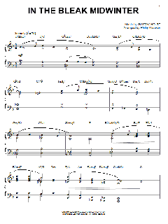 In The Bleak Midwinter [Jazz version] von Gustav Holst (Download) 