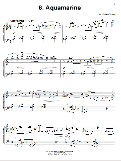 Aquamarine von Robert Starer (Download) 
