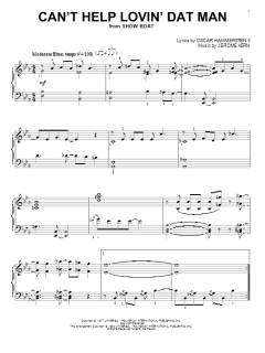 Can't Help Lovin' Dat Man von Jerome Kern (Download) 