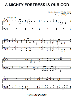 A Mighty Fortress Is Our God [Classical version] von Martin Luther (Download) 