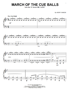 March Of The Cue Balls von Henry Mancini (Download) 