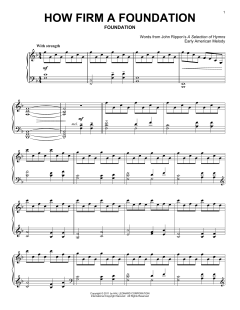 How Firm a Foundation von John Rippon (Download) 