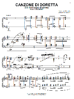 Canzone di Doretta von Giacomo Puccini (Download) 