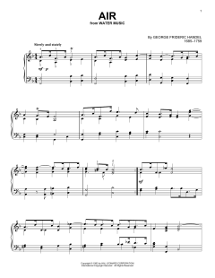 Air von Georg Friedrich Händel (Download) 
