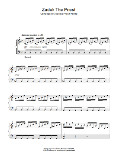Zadok The Priest von Georg Friedrich Händel (Download) 